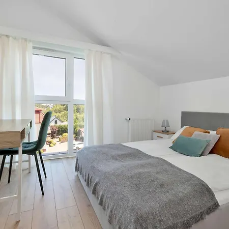 Family With A Balcony And Playground In By Renters Apartman Jastrzębia Góra